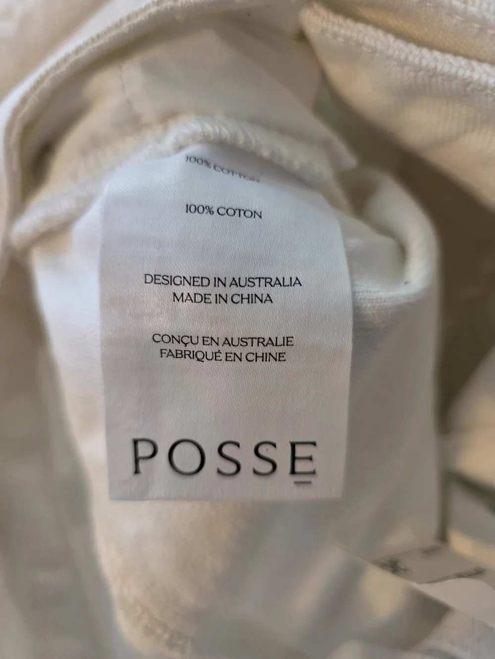 POSSE Harvey Denim Skirt in White - Size 26 (XS/S)
